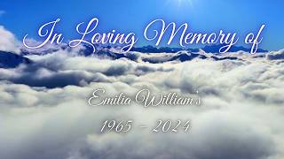 Heaven Clouds Memorial Slideshow Template | Elegant Funeral Video Canva Template