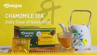 Chaayos Chamomile Herbal Tea Bags - Daily Dose of Relaxation