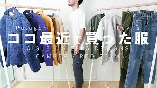 最近購入した秋冬用の服9点（古着、パタゴニア、 レトロカーディガン、レトロX、リバースウィーブなど）