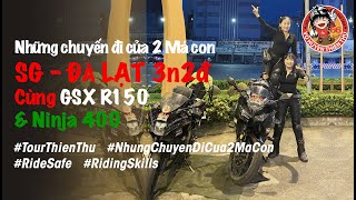 #TourThienThu 136 I 2 Má con cùng phượt Đà Lạt nào I Má U60 lái sport bike