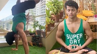 Siddharth Nigam Doing TOUGH Yoga Pose During Lockdown