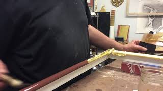 Traditional Water Gilding: Applying 23k Gold Leaf