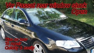 Volkswagen Passat, electric window fault.