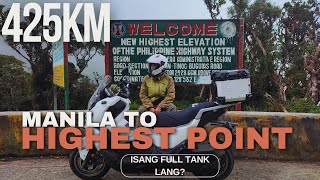 Manila to Highest Point ( ISANG FULL TANK LANG? ) | SYM Husky 150