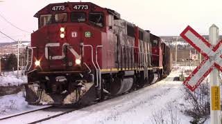 (HD) CN 4773 \u0026 CN 4778 ( CN 559 West ) Rimouski Qc ( Mont-Joli SUB M.P 124.62 )