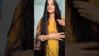 wet hair play video Ms Rapunzel Indian long hair model Long hair wet hair playing #viral #longhair