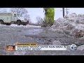 Repairing massive water main break in southeast Detroit