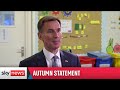 Autumn Statement: Chancellor says 'we need good public services'