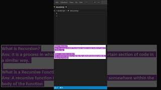 What is recursion & recursive function in JavaScript?