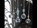 Crystal Sun Catcher Chandelier Suncatchers Prisms Glass Rainbow Maker Chakra Hanging Suncatcher