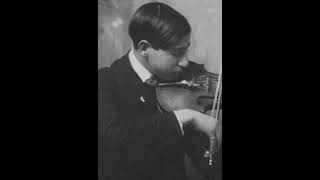 Chopin's Nocturne Opus 9 played by violinist Bronislaw Gimpel