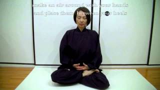 Zazen(座禅) ■How to Shodo