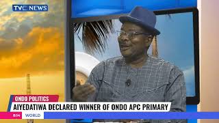 Aiyedatiwa Declared Winner of Ondo State APC primary, Muyiwa Ogunlaja Gives Exclusive Insights