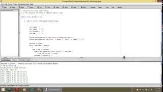 Compile and run a program using Dr Java