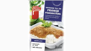 Findus Fransk Fiskgratäng. Recept del 1. French Fish Gratin. See description