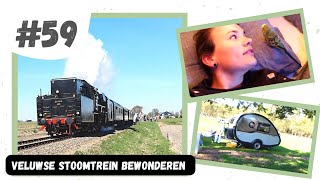 #59 VELUWSE STOOMTREIN BEWONDEREN I NATUURCAMPING DE GROENENDAAL