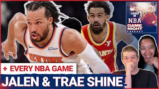 How Jalen Brunson \u0026 Trae Young CLUTCHED Wins for Their Teams + Trail Blazers Run + Every NBA Game