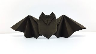 Origami Bat - How to make a Paper BATMAN Logo