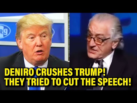 FED UP Robert DeNiro goes OFF SCRIPT, utterly TORCHES Trump during MUST-SEE speech