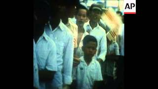 SYND 6-12-72 ANTI COMMUNIST DEMONSTRATIONS AT MEKONG DELTA