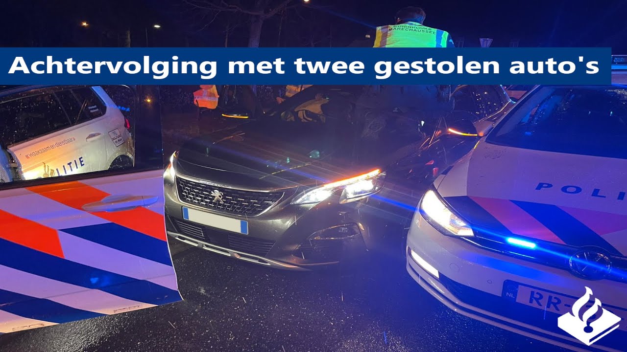 Politie Maastricht | Achtervolging | Twee Gestolen Auto's - YouTube