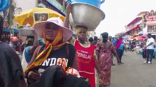 DAY & NIGHT AFRICA CITY STREET MARKET GHANA ACCRA MAKOLA