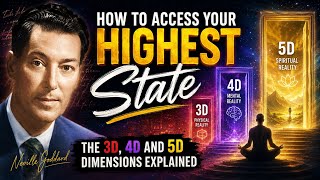 🌌 How To Access Your HIGHEST State | The 3D, 4D & 5D Dimensions Explained | Neville Goddard
