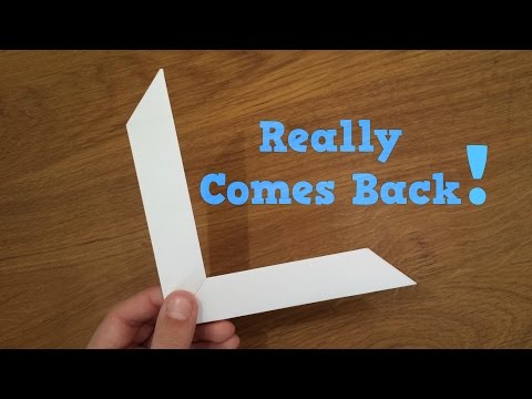 How To Make a Paper Boomerang - Origami How To Make a Paper Boomerang - Origami