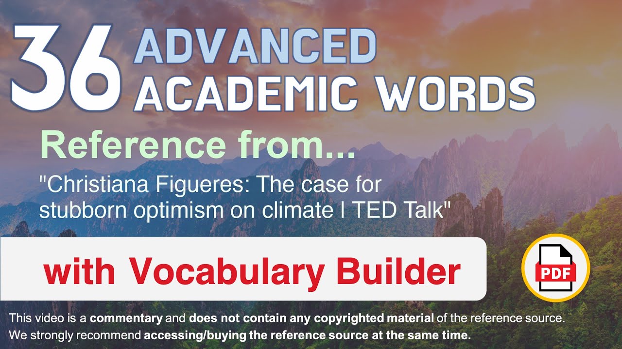 36 Advanced Academic Words Ref From The Case For Stubborn Optimism On