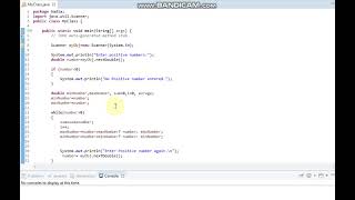 Example of While Loop-input Numbers until user enter negative number -18310#bscs6ea#java#javaexample