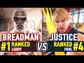 T8 🔥 BREADMAN (#1 Ranked Leroy) vs JUSTICE (#4 Ranked Paul) 🔥 Tekken 8 High Level Gameplay