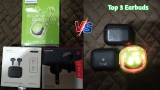 TOP earbud VS /  BOAT Airdopes Joy NOISE buds  vs102 ultrpods pro