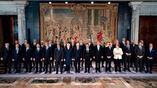 Quirinale: arrivo dei Capi di Stato e di Governo dell'UE per 60° Trattati di Roma