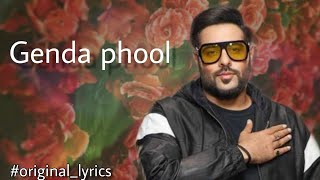 Badshah - Genda Phool lyrics | JacquelineFernandez | Payal Dev | Official Music Video 2020