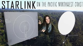 STARLINK IN THE PACIFIC NORTHWEST - Does it work? Unboxing, Setup, and Initial Review