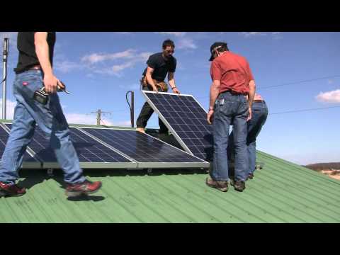 Solar panel install to SkyMax grid tie inverter DIY How To Missouri Wind and Solar Solar panel install to SkyMax grid tie inverter DIY How To Missouri Wind and Solar