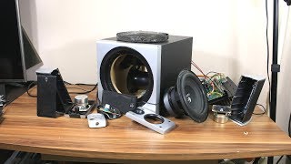 Look inside Logitech Z-2300 speaker - What's Inside? PART II