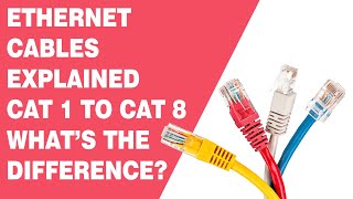 Cat5 vs Cat6 vs Cat8 Ethernet Cables Explained!