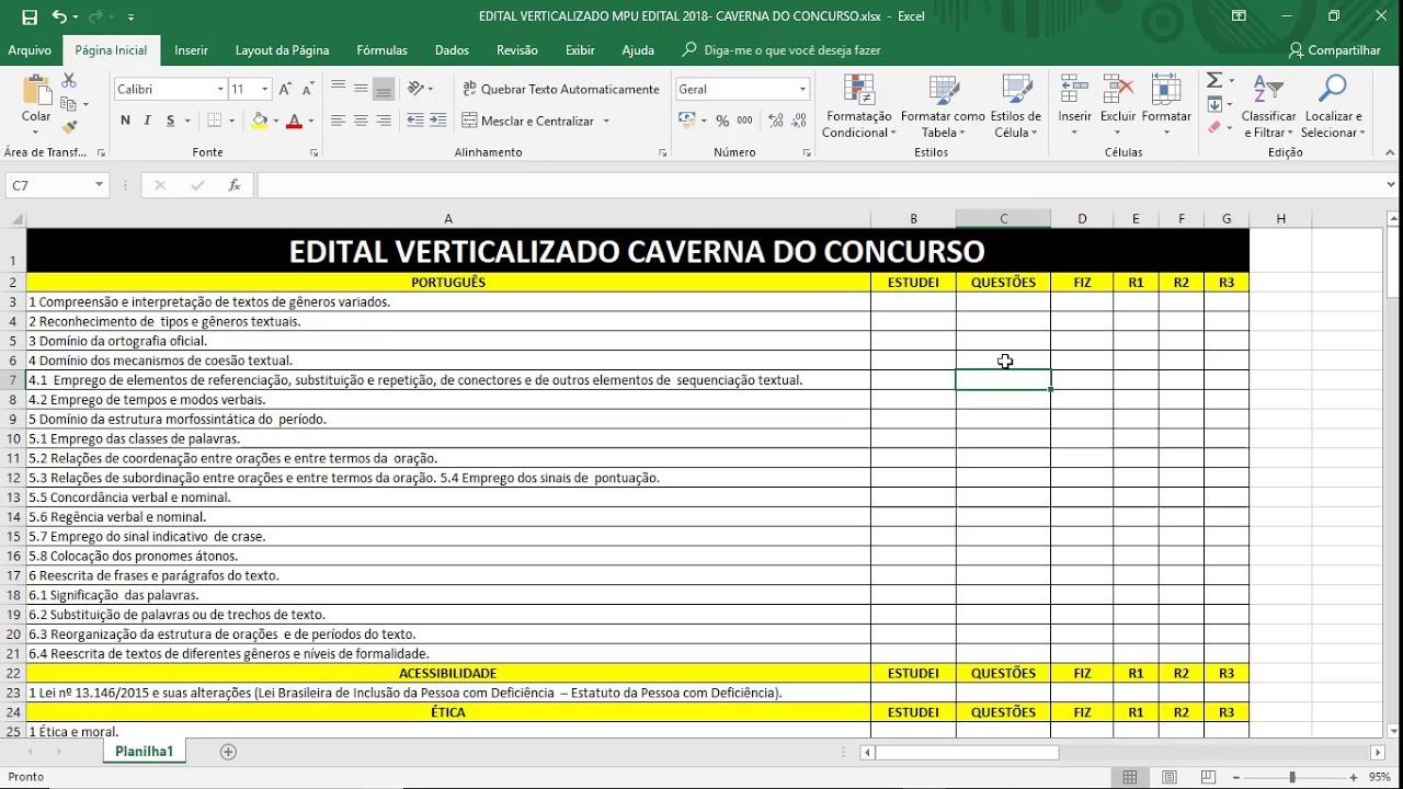 Edital Verticalizado Tjsp - Plano De Estudos Tj Sp 2021 Concurseiro ...