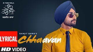 Chhaavan: Ranjit Bawa | Full Lyrical | Ik Tare Wala | Jassi X | Dharamvir Thandi