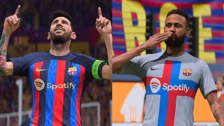 FIFA 23 Messi and Neymar Return Home FC Barcelona - Champions League - Laliga Santander