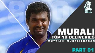 Top 10 Muttiah Muralidharan Unplayable Deliveries in Cricket History.