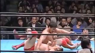 AJPW - Stan Hansen & Akira Taue vs Kenta Kobashi & Jun Akiyama