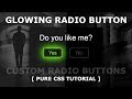 How to Create Custom Radio Buttons Using Html and CSS