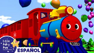 Canciones Infantiles | El Tren de Colores | Dibujos Animados | Little Baby Bum en Español