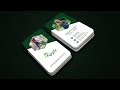 Make Creative Business Card Design - Photoshop Tutorial