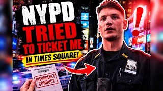 NYPD MAKES THREATS THEN RUNS AWAY