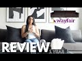 Wayfair Wilhelmn Sofa 1 Year Review + Grey Modern Sofa #wayfair