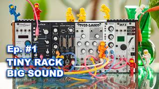 Small Eurorack System Mini Build: Best Plucky Modular for Moog 60HP Case - TINY RACK Ep1