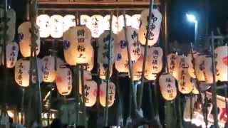 魚吹八幡神社の秋祭り・宵宮